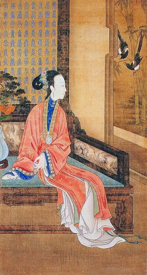 雍正妃行乐图十二美人图