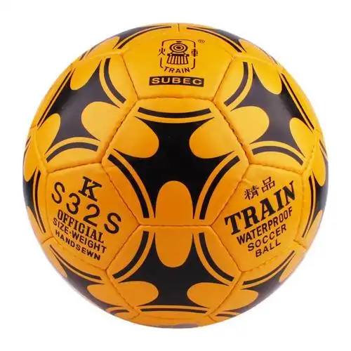 火车头足球ks32s手缝pu材质5号标准成人比赛足球黄色足球-阿里巴巴