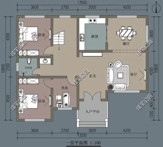 农村自建房开间13米进深10米想要挑空客厅怎么设计比较好