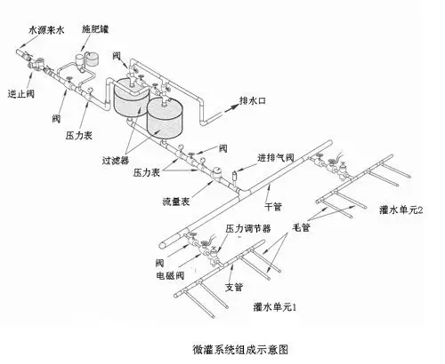 园林工程频道 园林绿化养护|园林工程   通过滴灌系统施肥,可以充分