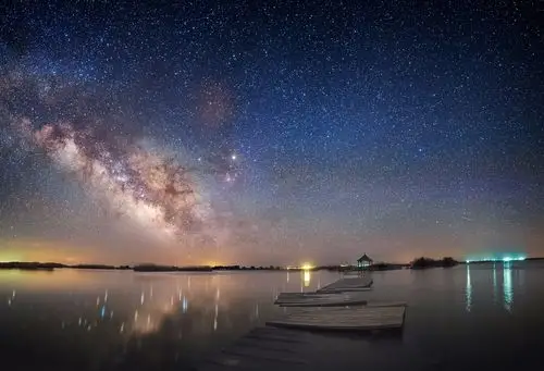 七星湖银河倒影 - 自然类-摄影大赛2016 - 地理中文