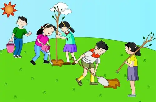 虽然我们不能亲手种下一棵小树,但我们