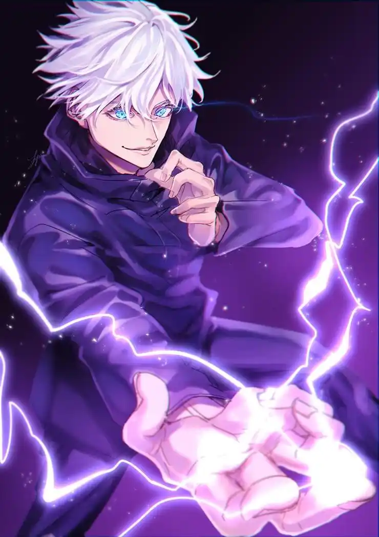 虚式茈|lyu的五条悟插画图片