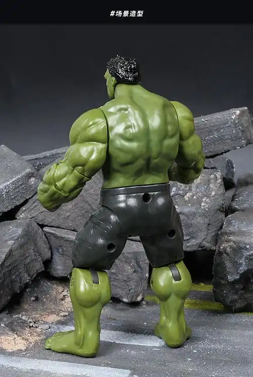 漫威手办周边绿巨人复仇者联盟4复联摆件正版人偶模型玩具