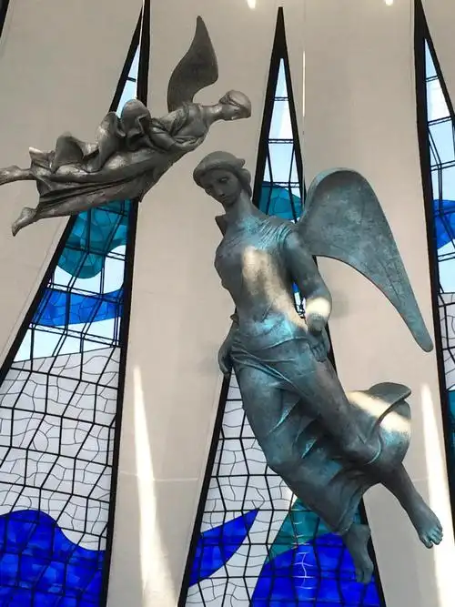 brasilia,angels,cathedral,sculpture,religion,spiritual