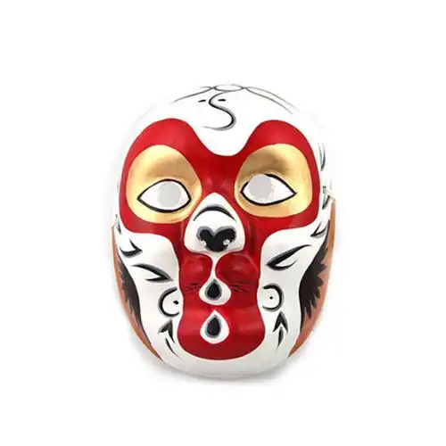 盛泉 手绘石膏纸浆面具 中式国粹 变脸道具 工艺京剧脸谱面具 孙悟空