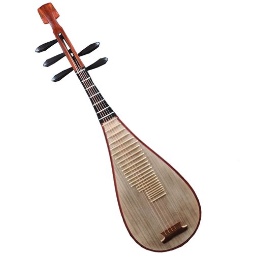 花梨木五弦琵琶黒相轴乐器专业演奏款面板做旧成人儿童红木琵琶