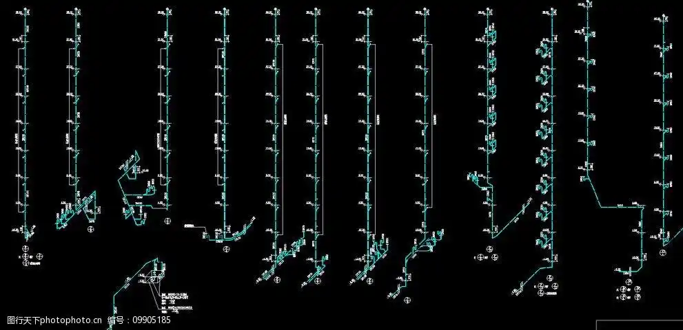 排水系统图图片