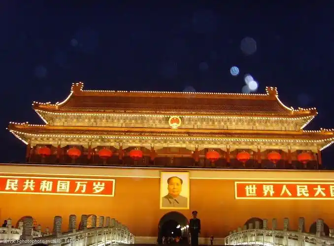 天安门正面图图片