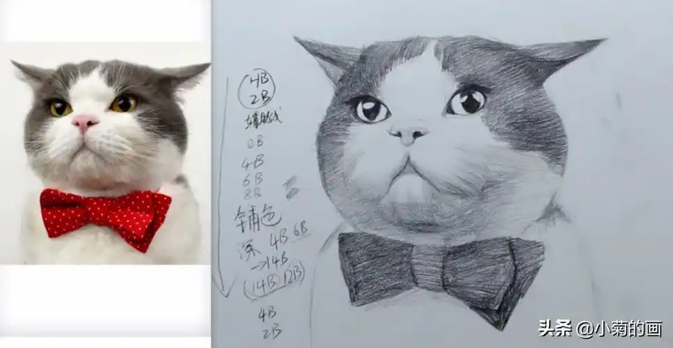 怎么画猫画一只最简单的猫
