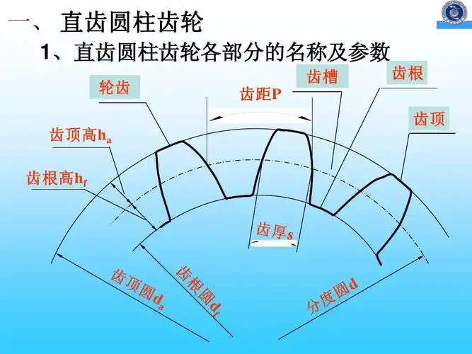 渐开线标准直齿圆柱齿轮ppt