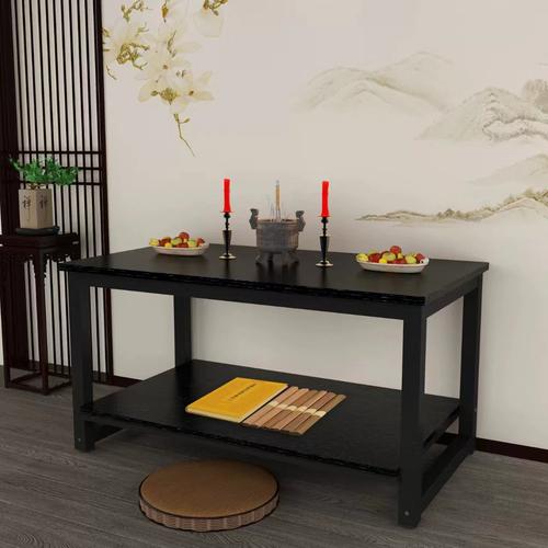 家用供桌道家佛家供奉台双层新式香案台面供桌香案家用佛台中式