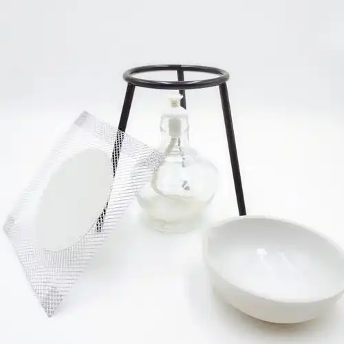 蒸发套装加热蒸发皿食盐食醋酒精灯150ml石棉三脚架其它