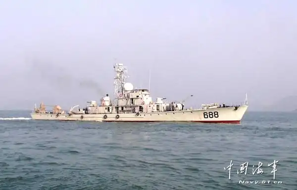 老舰功成身退037g猎潜艇南汇号退役