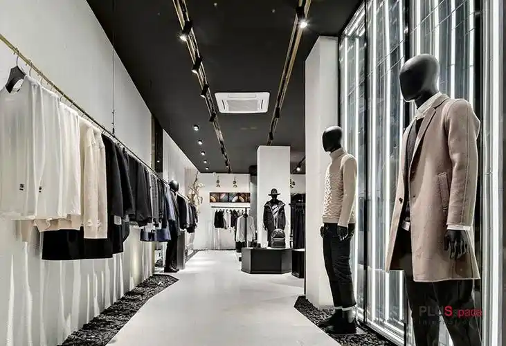 男装店装修案例_男装店装修效果图_男装店-plusspace_璞勒仕设计