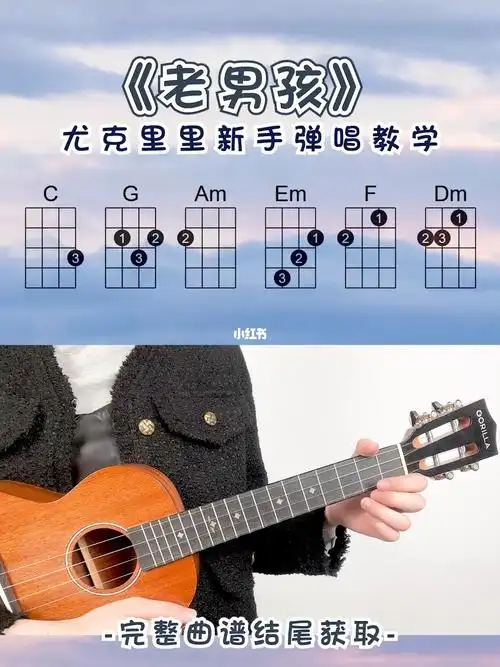 新手必学的尤克里里经典歌曲老男孩