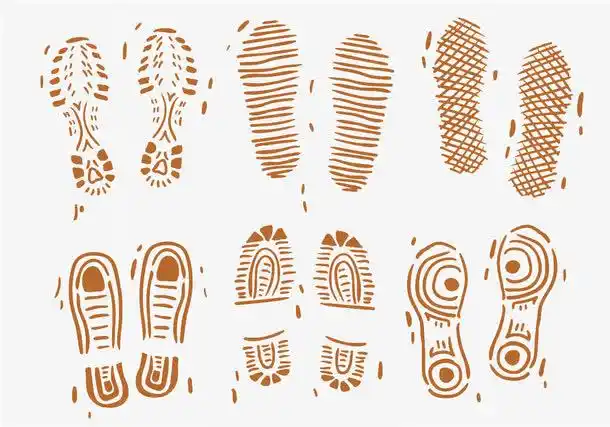 各种鞋印