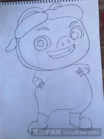 猪猪侠怎么画