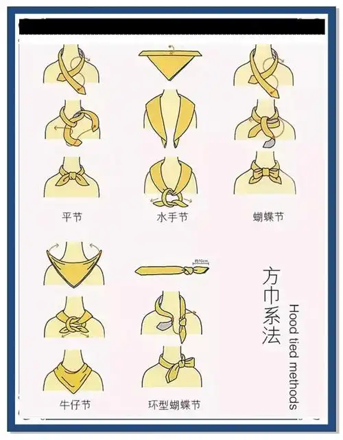 5种丝巾系法,春天必备!🌸