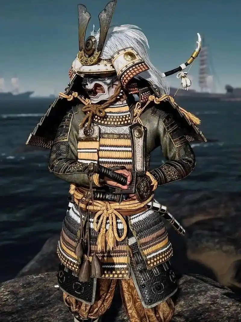 日本武士甲胄,《对马岛之魂》92 拔刀吧(最后两张不是出自游戏