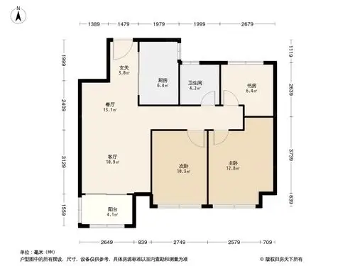 融创玉兰公馆户型图