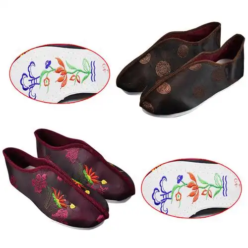 布鞋寿鞋男女款寿衣配件鞋底莲花天梯殡葬用品骨灰盒