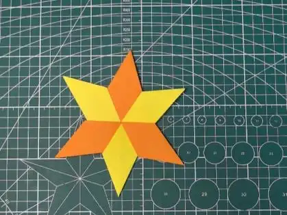 六角飞镖折纸