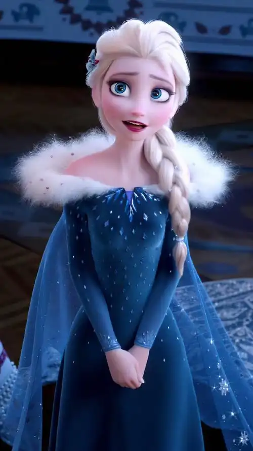 冰雪奇缘# 艾莎女王也太美了吧! #壁纸