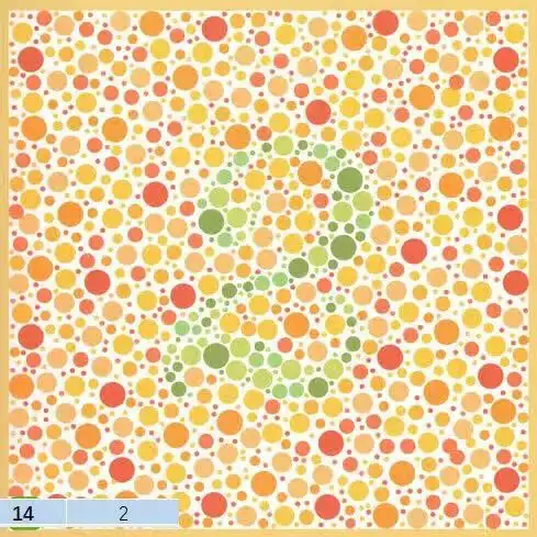 绿色弱色盲测试绿色弱版