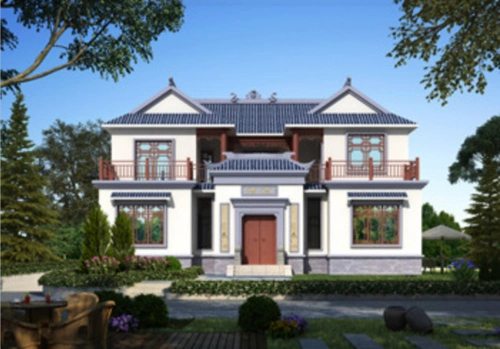 我要分享 做为我国古典式工程建筑,四合院还非常少被运用到农村自建