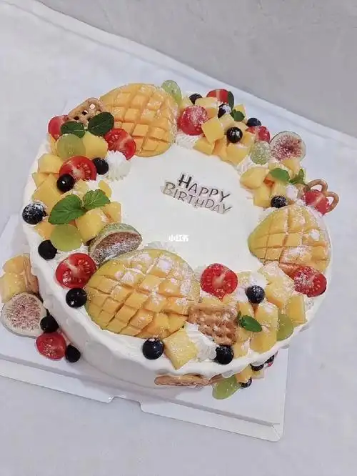双层水果夹心 蛋糕水果装饰,手提得疼