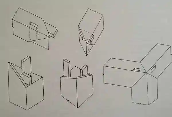 王世襄手绘85种明式家具榫卯结构