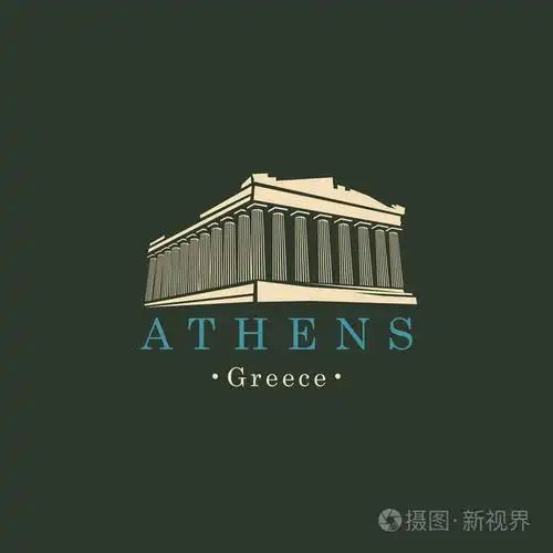 希腊地标雅典帕台农神庙横幅