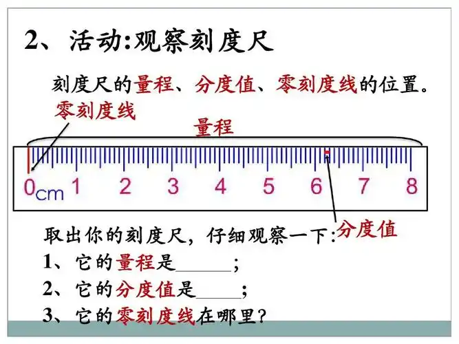 一,《物体的尺度及其测量》ppt