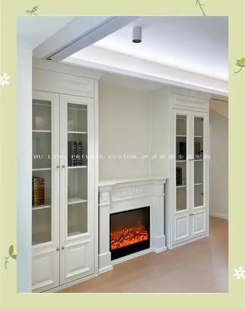 法式壁炉书柜:浪漫与实用的完美结合 💕