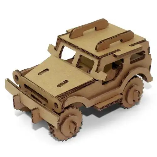 diy 3d 吉普瓦楞纸板纸 - buy diy 3d 吉普车,纸吉普汽车拼图,环保