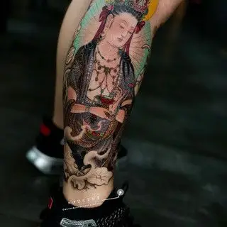 【普贤菩萨】铁一样的汉子 头尾两月就完成的一大工程 传统花臂新