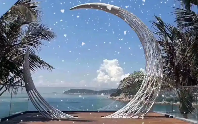 湖景雕塑定制厂家 海景网红打卡雕塑定制厂家 海边适合摆放什么景观