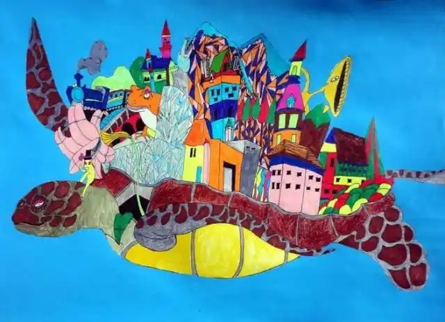 奇思妙想的儿童画,探秘未知世界