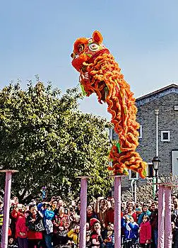 醒狮,舞狮,春节,中国文化