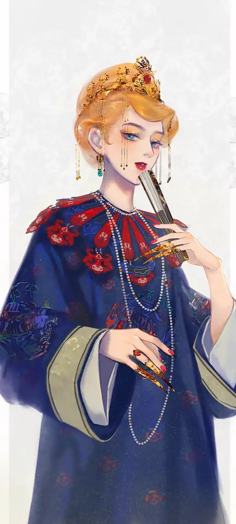 迪士尼公主古风全面屏手机壁纸