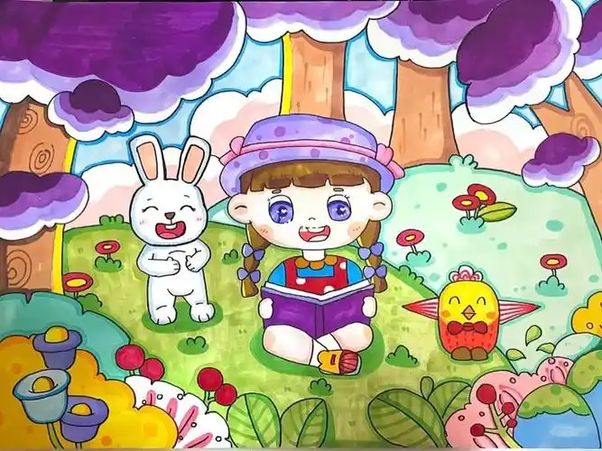 简笔画森林主题