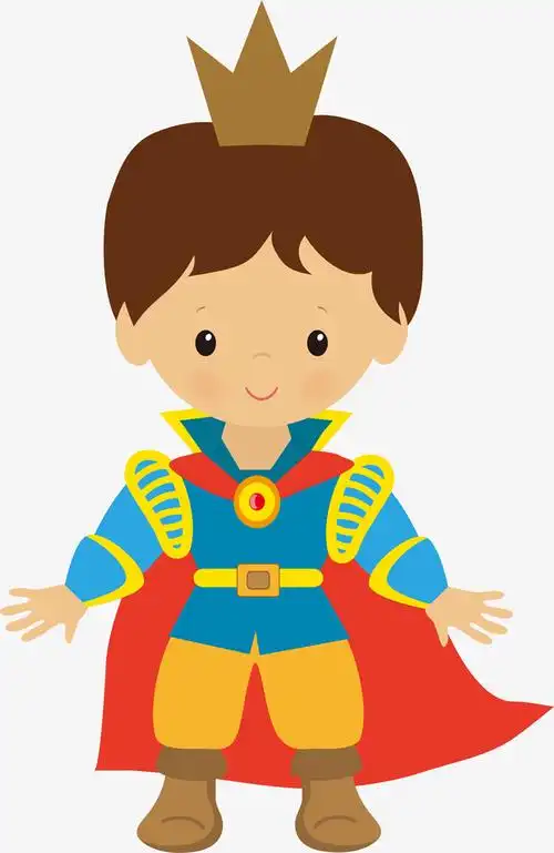 儿童节骑士小男孩卡通