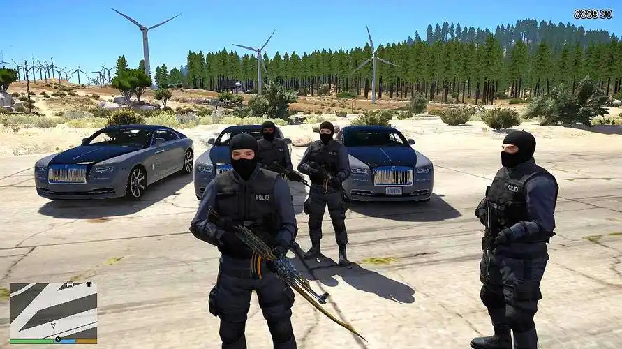 gta5:特警手持"麒麟",击毁劳斯莱斯需要多少个弹夹?