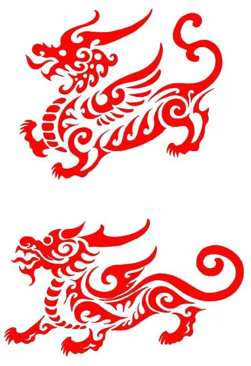 中国图腾第二辑吉祥纹饰龙虎凤图案