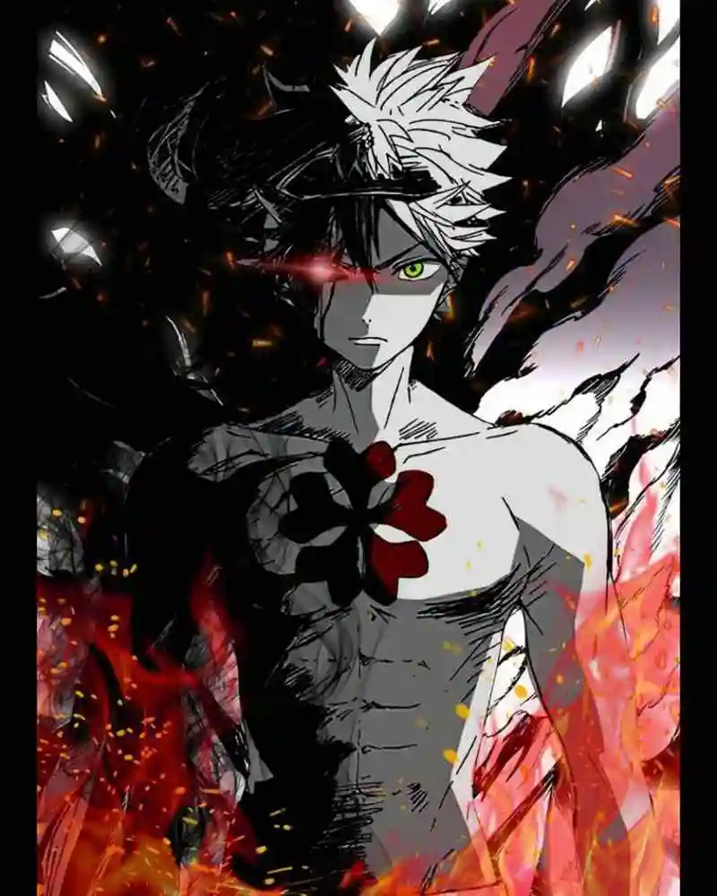 "黑色五叶草系列壁纸"