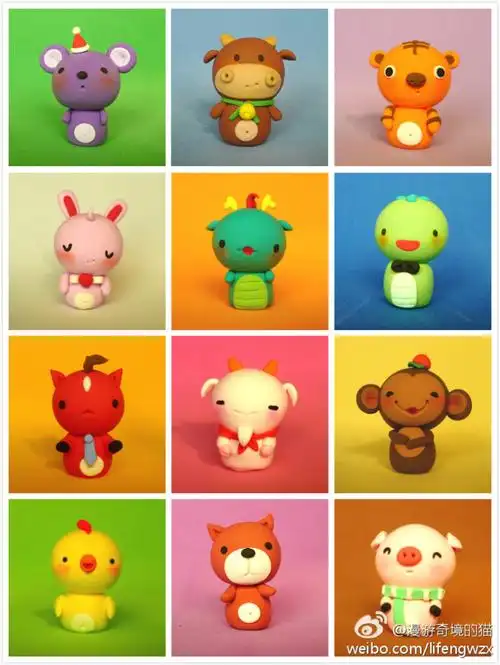 超轻粘土动物教程