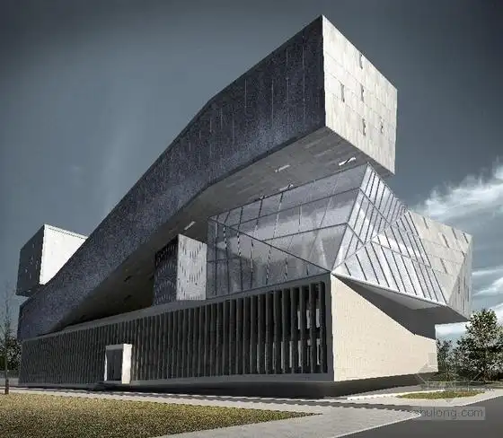 知名美术馆新馆效果图