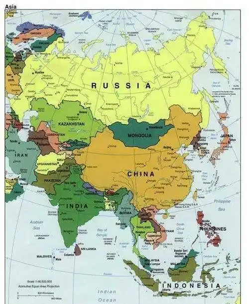 原创全球内陆国分布一共44个非洲16个欧洲14个亚洲12个