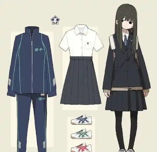 画动漫校服教程,女高中生制服的画法教程_素材_参考_侵权